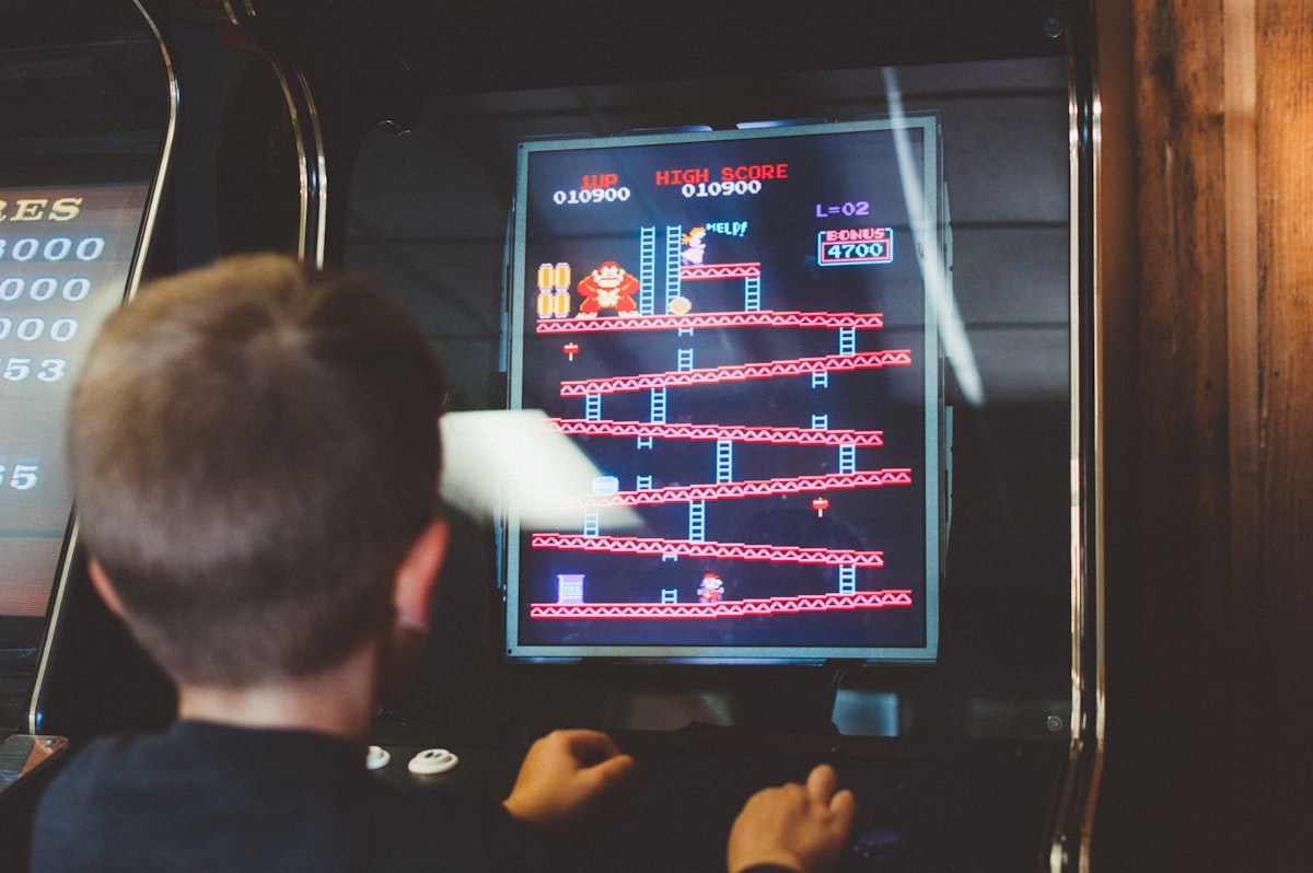 Arcade CRT cabinet